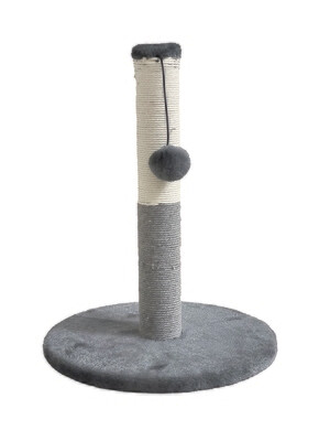 Burgham Scratch Post Sisal Round Post Cat Teaser 16"