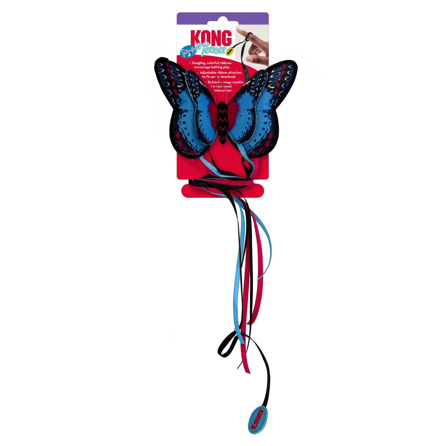 Kong Cat Teaser Butterfly