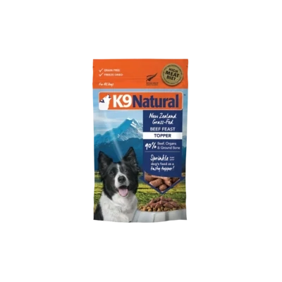 K9Natural Freeze Dried Topper Beef Feast 142g