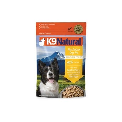 K9Natural Freeze Dried Dog Food Chicken Feast 500g
