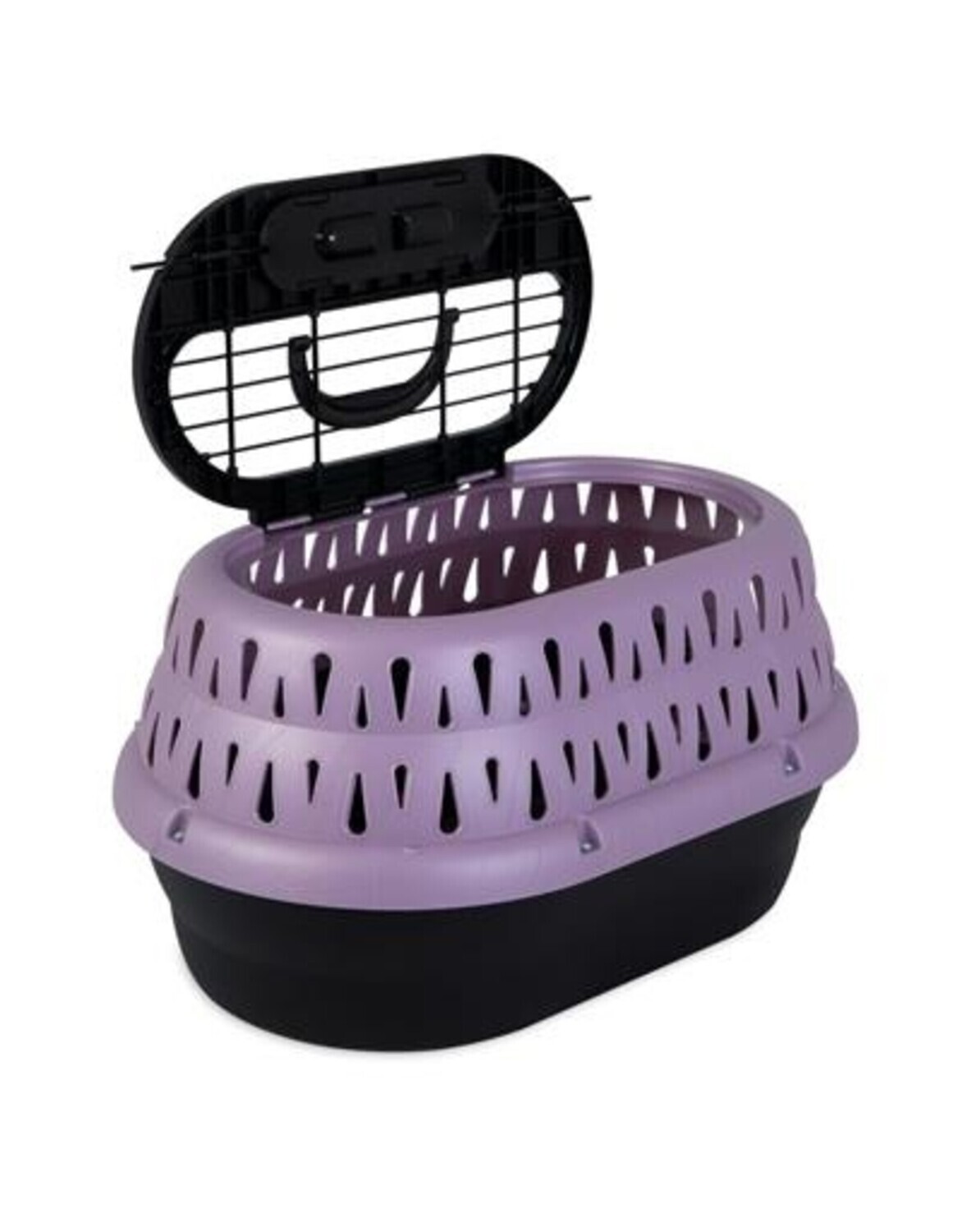 Petmate Top Load Small Dog or Cat Kennel Plastic Crate 19" Grape