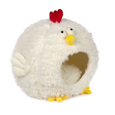 Prevue Hendryx Cat Furniture Comfy Chicken Hideaway Bed