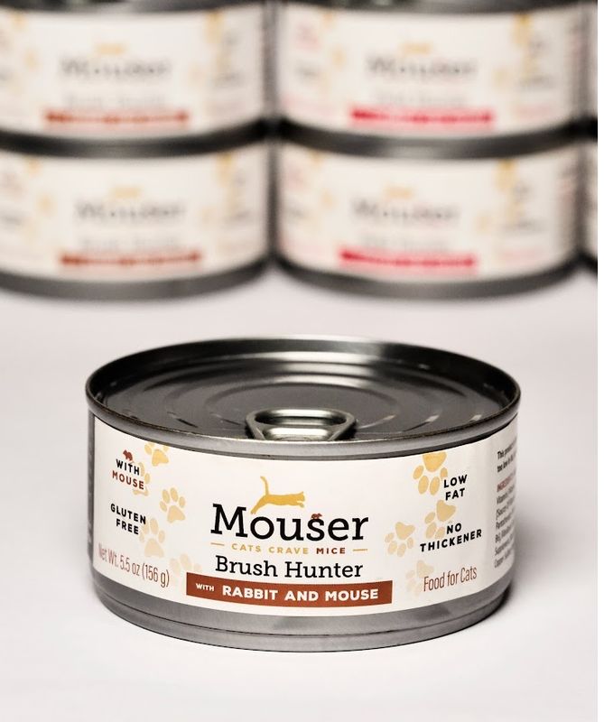 Muridae Pet Mouser Cat Food Canned Brush Hunter Rabbit and Mouse 156g (24pk)