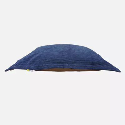 BeOneBreed Cloud Pillow Bed Navy Corduroy L 35 x 46"