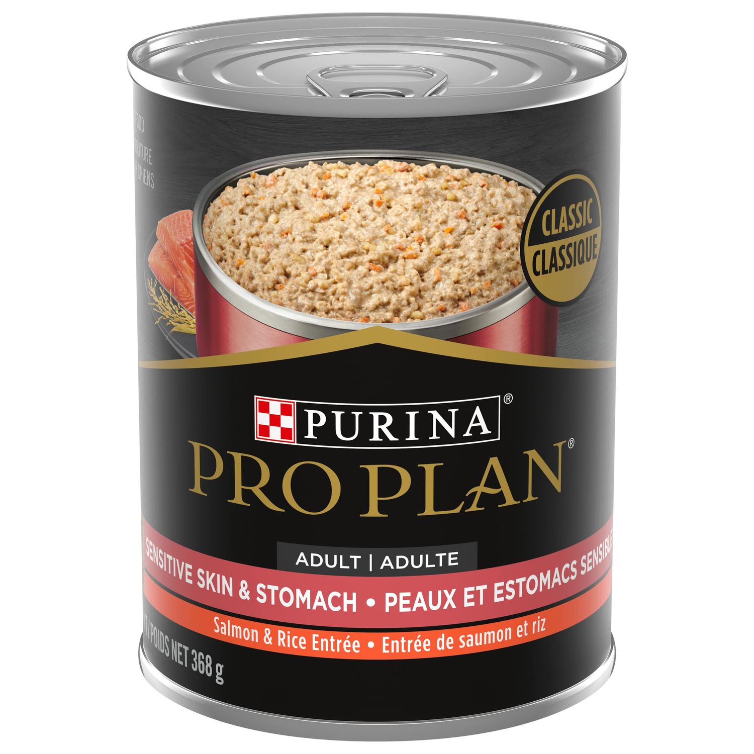 Purina Pro Plan Focus Dog Food Canned Sensitive Skin & Stomach Salmon 369g (12pk)