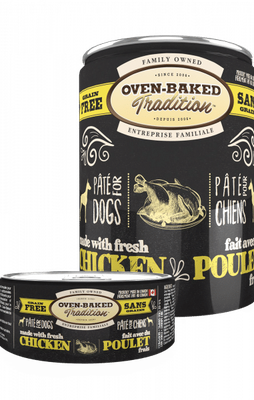 Oven-Baked Tradition Dog Food Canned Grain-Free Chicken Pate 354g (12pk)
