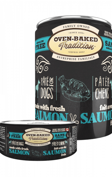 Oven-Baked Tradition Dog Food Canned Grain-Free Salmon Pate 354g (12pk)