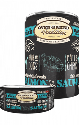 Oven-Baked Tradition Dog Food Canned Grain-Free Salmon Pate 354g (12pk)