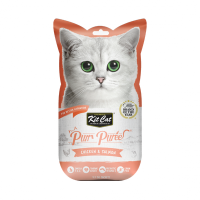 Kit Cat Purr Puree Chicken & Salmon