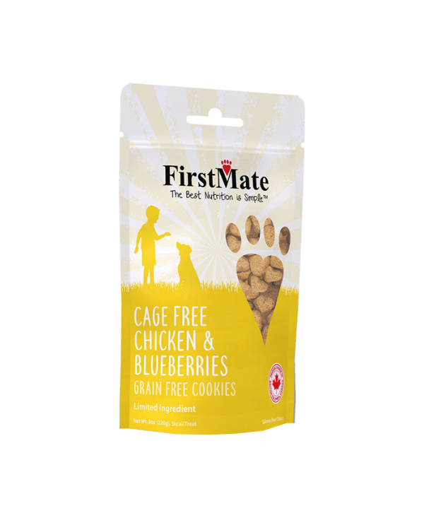 Firstmate Dog Treats Grain-Free Cage Free Chicken & Blueberries 226g