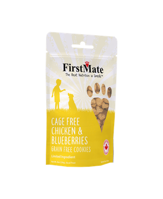 Firstmate Dog Treats Grain-Free Cage Free Chicken & Blueberries 226g