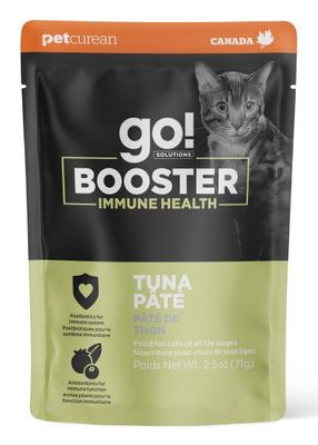 GO! Solutions Booster Immune Health Cat Food Pouch Tuna Pate 71g (12pk)