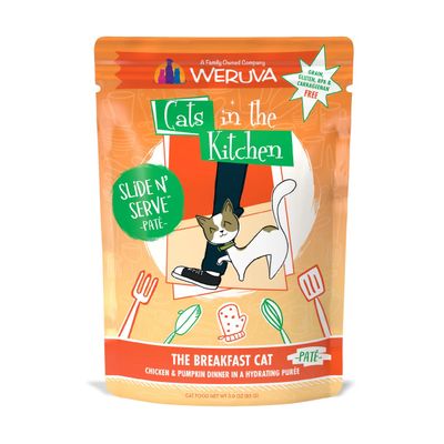 Weruva Slide N' Serve Cat Food Pouch The Breakfast Cat 85g (12pk)