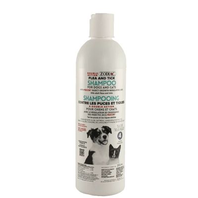 Zodiac Double Action Flea & Tick Shampoo for Dogs & Cats 355ml