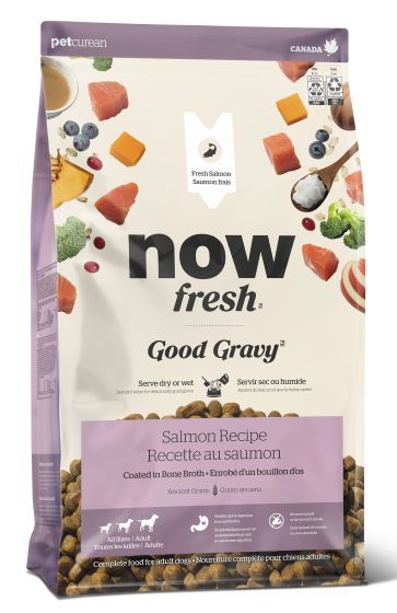 NOW FRESH Good Gravy Dog Food Adult Salmon Coated in Bone Broth