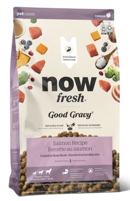 NOW FRESH Good Gravy Dog Food Adult Salmon Coated in Bone Broth
