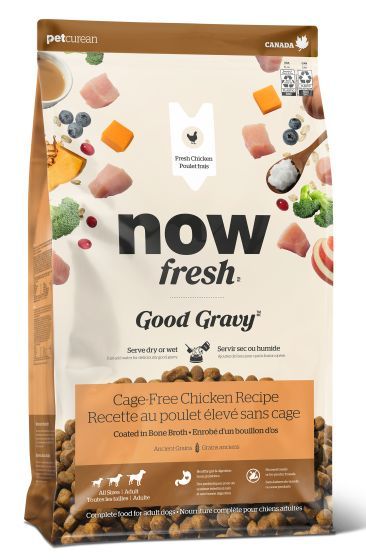 NOW FRESH Good Gravy Dog Food Adult Chicken Coated in Bone Broth