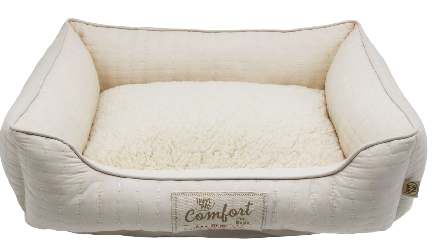 Happy Tails Country Quilted Bed Sand 20 x 24"