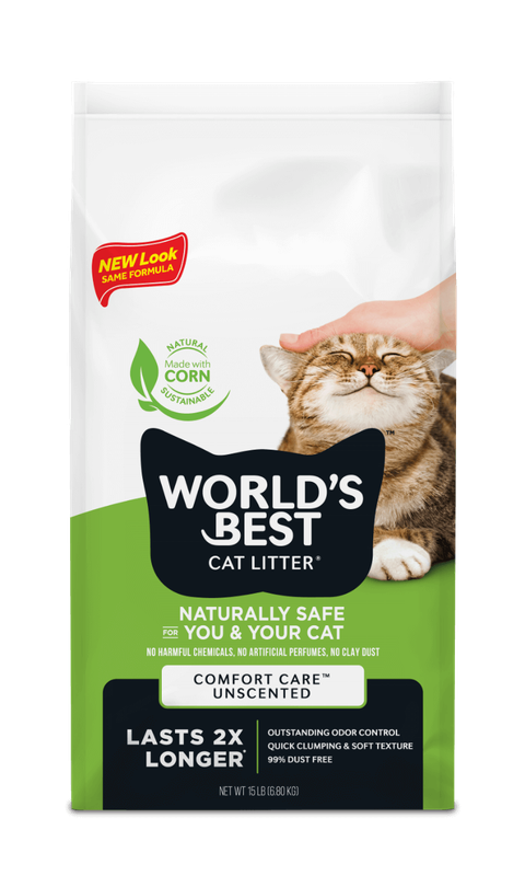 World's Best Cat Litter Comfort Care Unscented 12.7kg