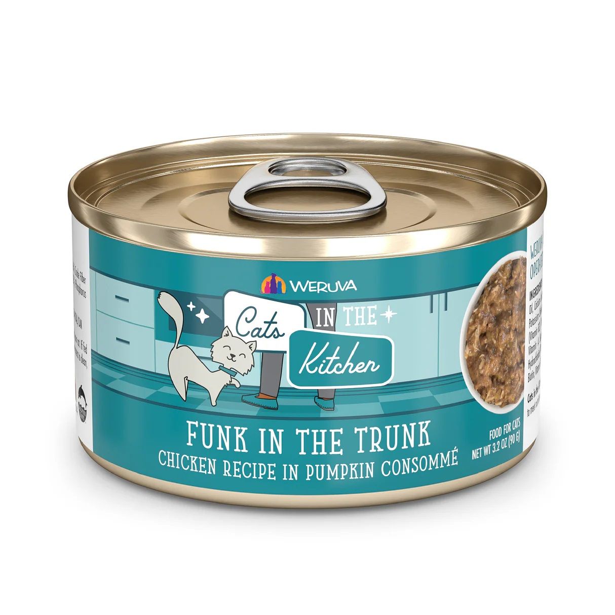 Weruva Cats in the Kitchen Cat Food Canned Funk in the Trunk 170g (24pk)