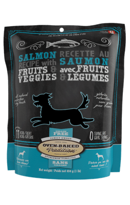 Oven-Baked Tradition Grain-Free Dog Treats Salmon 454g