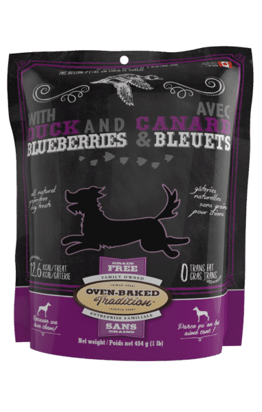 Oven-Baked Tradition Grain-Free Dog Treats Duck 454g