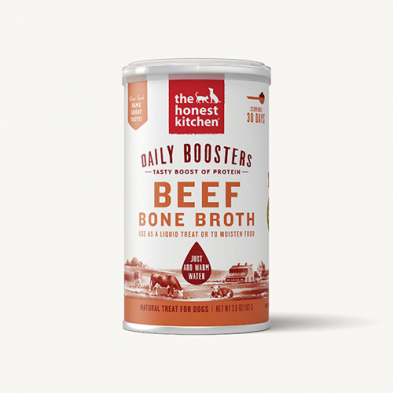 The Honest Kitchen Daily Boosters Instant Beef Bone Broth with Turmeric 102g