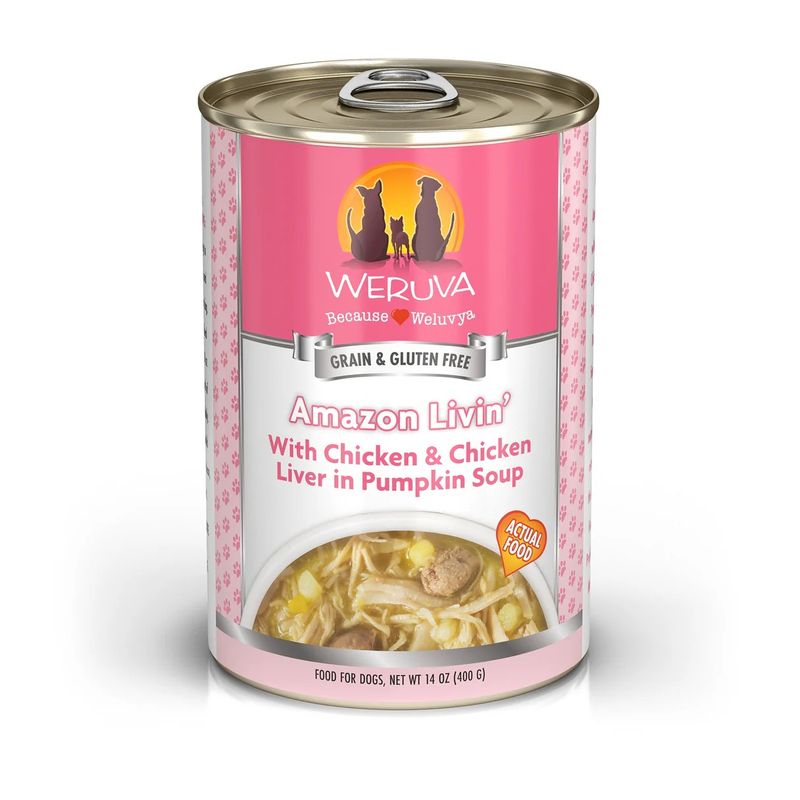 Weruva Classic Dog Food Canned Amazon Livin' 400g (12pk)