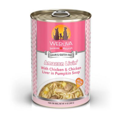 Weruva Classic Dog Food Canned Amazon Livin' 400g (12pk)