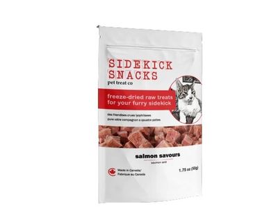 Sidekick Snacks Freeze-Dried Raw Cat Treats Salmon Savours 50g