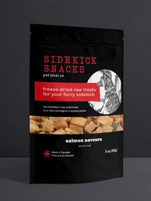 Sidekick Snacks Freeze-Dried Raw Dog Treats Salmon Savours 85g