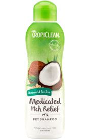 TropiClean Shampoo Oatmeal & Tea Tree Medicated Itch Relief 592ml