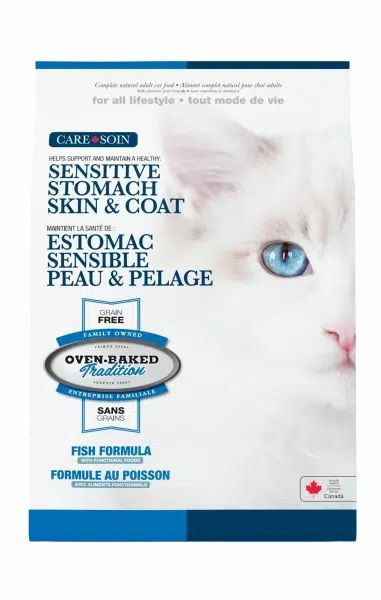 Oven-Baked Tradition Care Cat Food Sensitive Stomach, Skin & Coat Grain-Free Fish