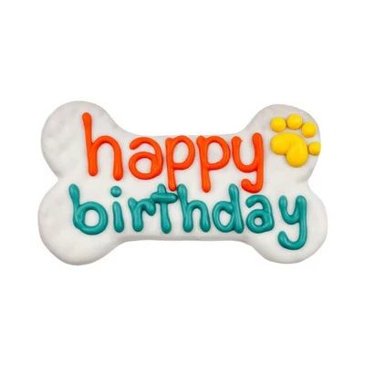 Bosco and Roxy's Dog Cookie Happy Birthday 6"