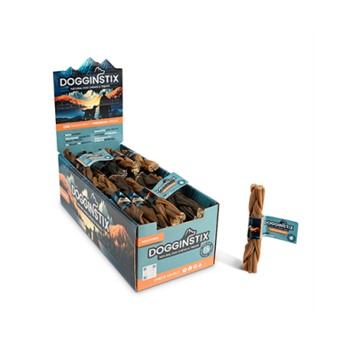 Dogginstix Braided Lamb Collagen 6"