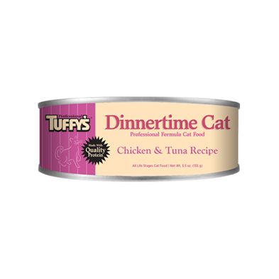 Professional Tuffy's Dinnertime Cat Canned Food Chicken & Tuna Recipe 155g (24pk)