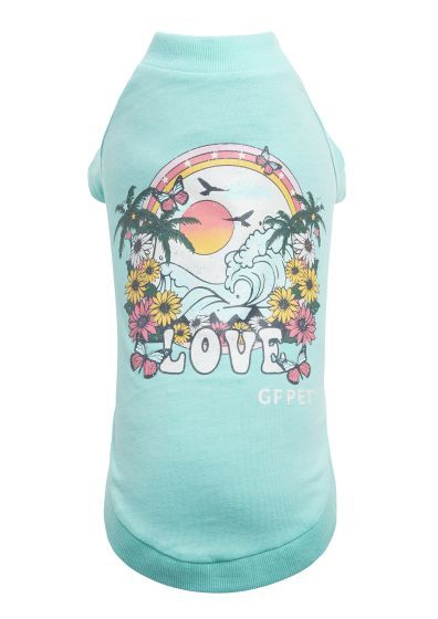 GF PET Fashion Graphic Tee Aqua
