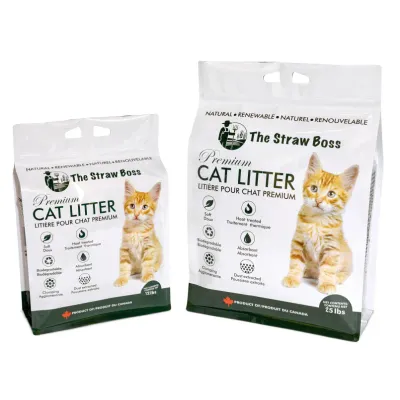 The Straw Boss Premium Cat Litter 11.3kg