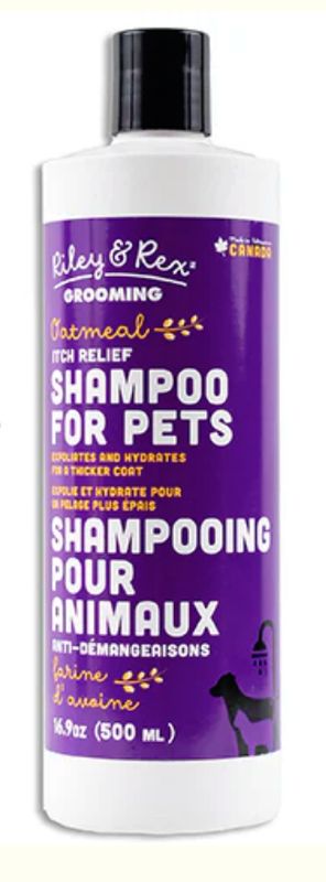 Riley & Rex Shampoo for Pets Oatmeal Itch Relief 500ml