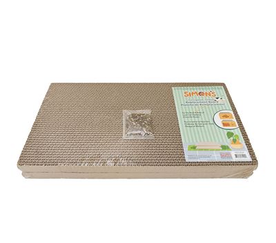 Simon's Corrugated Replacment Board with Catnip 11.5 x 21.5" 2pc