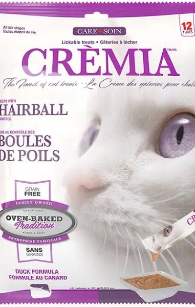 Oven-Baked Tradition Care Cremia Lickable Treats Hairball Control Duck Formula 12 x 15g