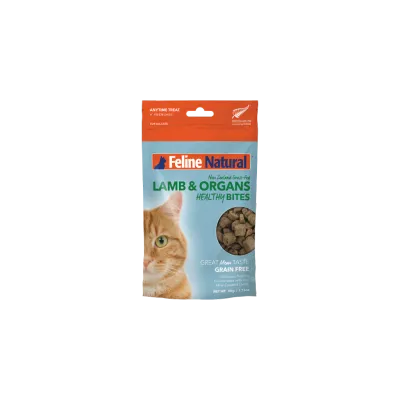 Feline Natural Cat Treats Healthy Bites Lamb 50g Feline Natural Cat Treats Healthy Bites Lamb 50g