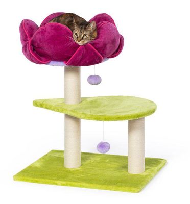 Prevue Hendryx Cat Furniture Flower Power Scratch Post 28"