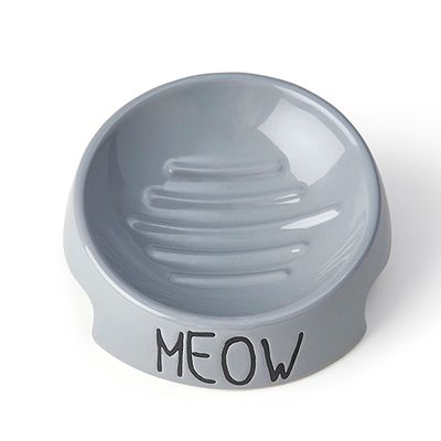 Petrageous Meow Inverted Cat Bowl Grey 5 Petrageous Meow Inverted Cat Bowl Grey 5"