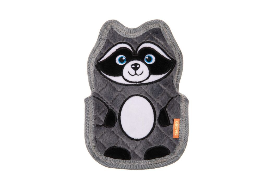 Growl Flip Floppz Randy the Raccoon Dog Toy