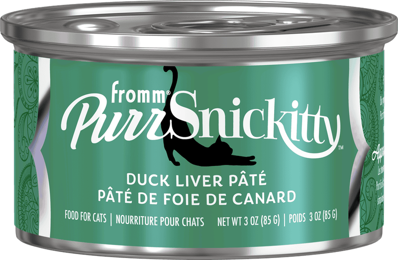 Fromm PurrSnickitty Cat Food Canned Duck Liver Pate 85g (12pk) Fromm PurrSnickitty Cat Food Canned Duck Liver Pate 85g (12pk)