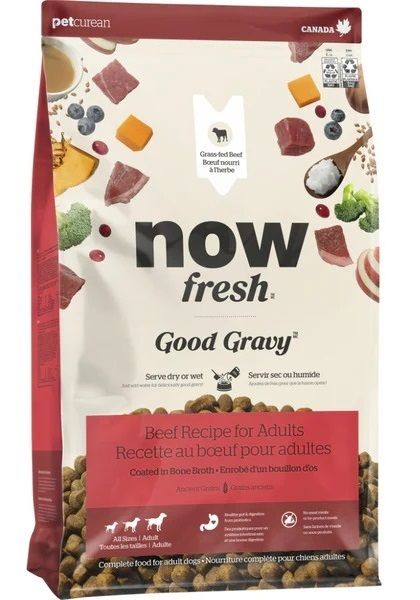 NOW FRESH Good Gravy Dog Food Adult Beef Coated in Bone Broth