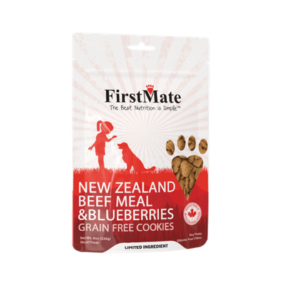 Firstmate Dog Treats Grain-Free New Zealand Beef Meal & Blueberries 226g
