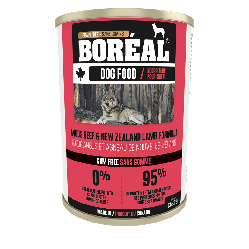 Boreal Dog Food Canned Angus Beef & New Zealand Lamb 369g (12pk)