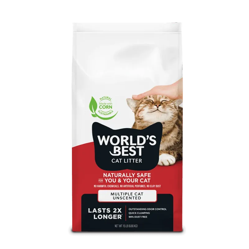 World's Best Cat Litter Multiple Cat Unscented